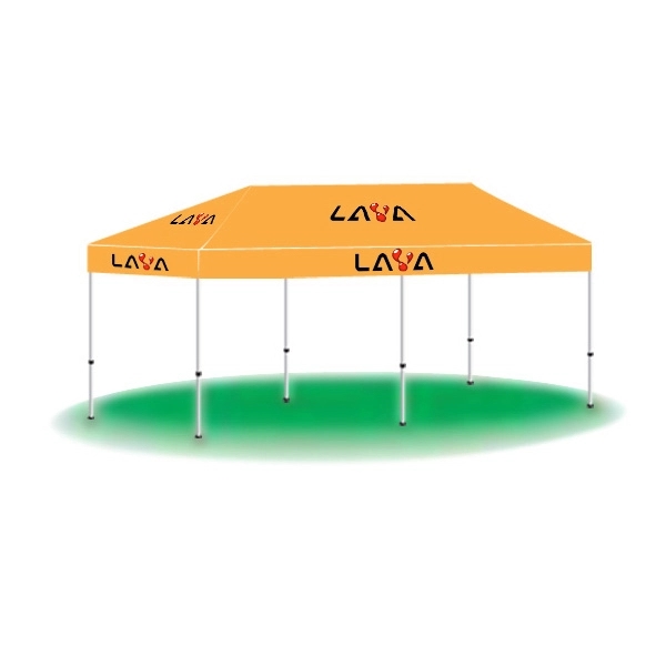 10' x 20' Custom Printed Tent Canopy-2 Color - Image 8