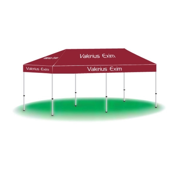 10' x 20' Custom Printed Popup Tent-1 Color - Image 11