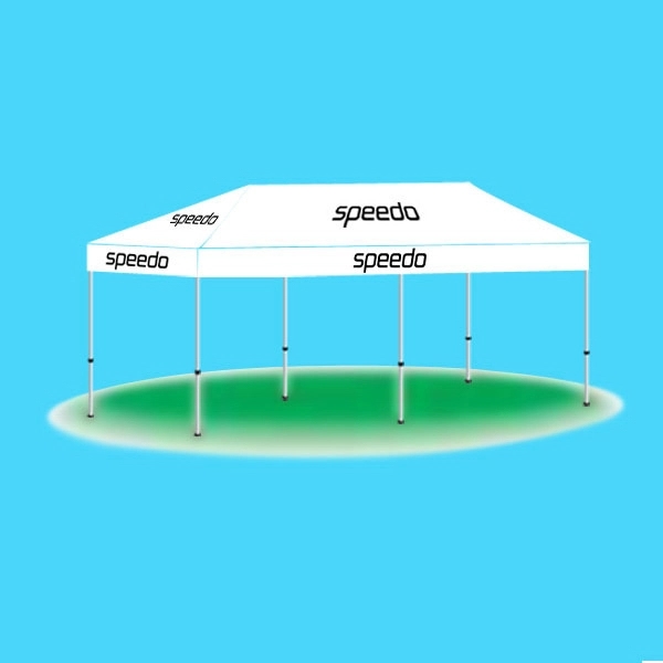 10' x 20' Custom Printed Popup Tent-1 Color - Image 12
