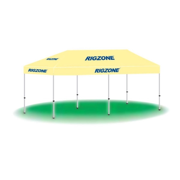 10' x 20' Custom Printed Popup Tent-1 Color - Image 1