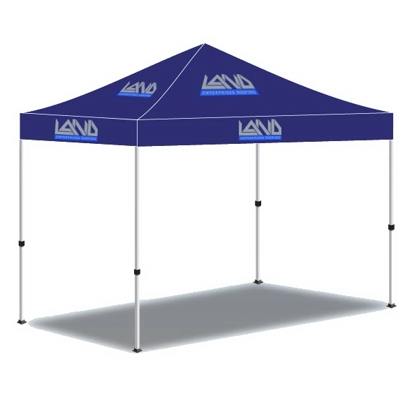 10'  x10' Custom Made Printed Canopy Tent-2 Color - Image 3