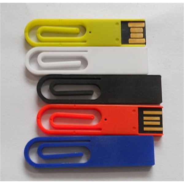 Paper Clip Style USB 2.0 Flash Drive