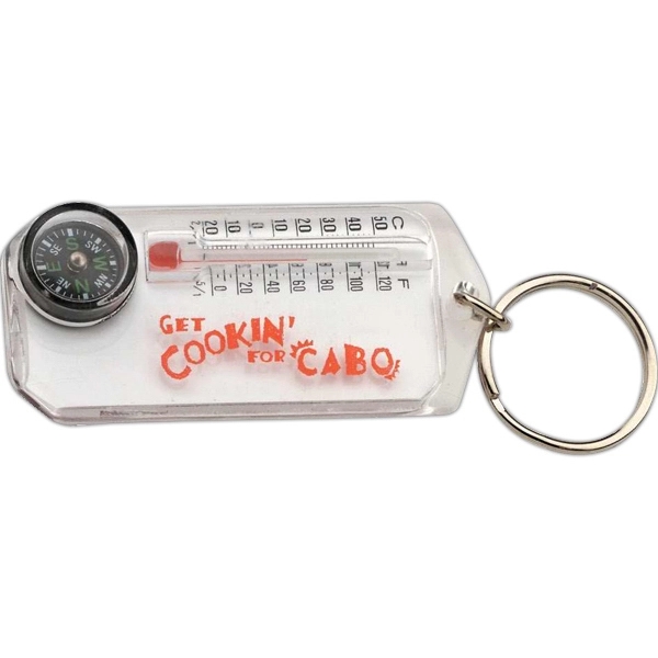 Clear Handi Zip-Temp with Compass
