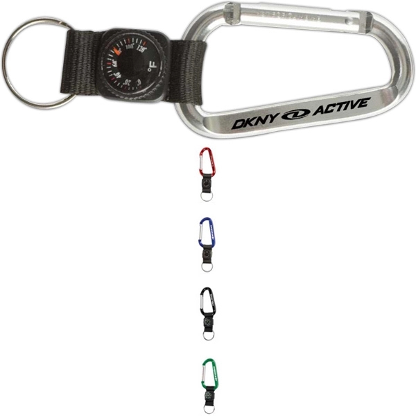 Carabiner With Thermometer Key Tag