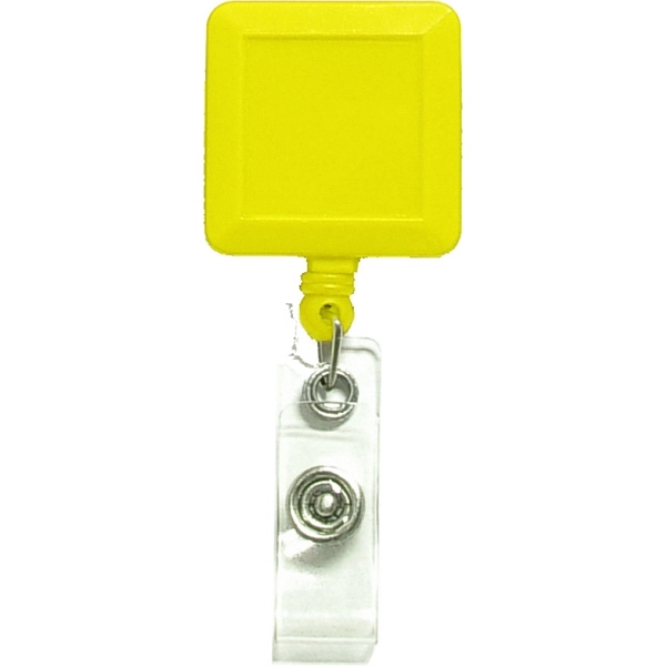Square retractable badge holder with lanyard - Image 8