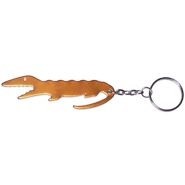 Alligator shape bottle opener keychain - Image 3