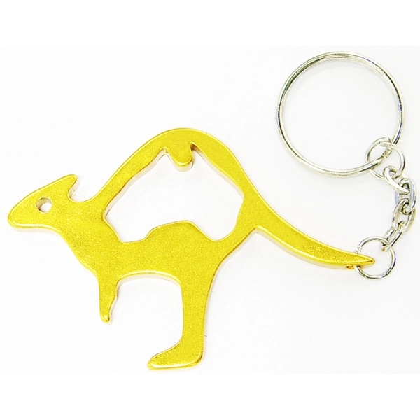 Kangaroo shape bottle opener keychain - Image 4