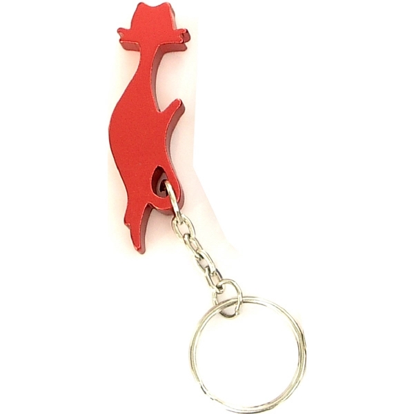 Cat shape bottle opener key chain - Image 3