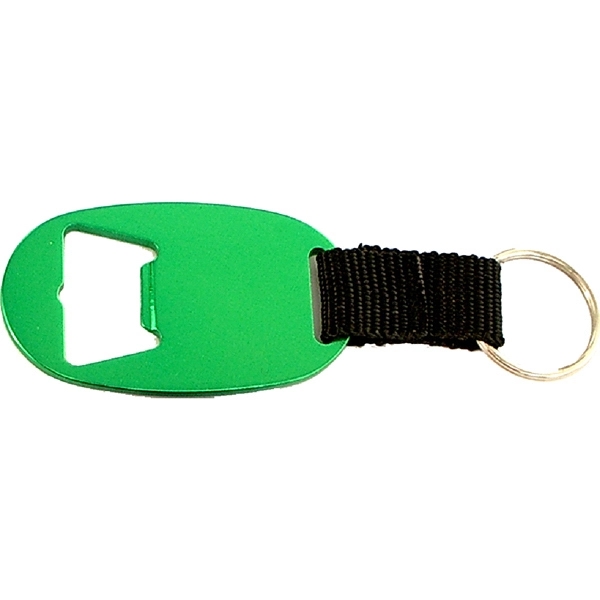 Jumbo size oval bottle opener key chain - Image 4