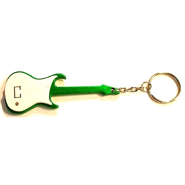 Guitar shape LED bottle opener keychain - Image 6