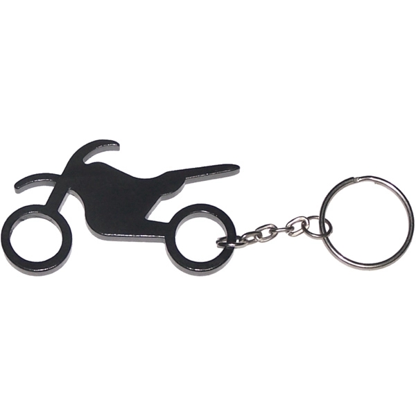 Motorbike  shape bottle opener keychain - Image 2