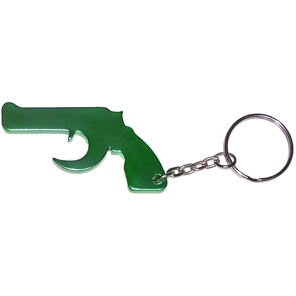 Gun shape bottle opener keychain - Image 5