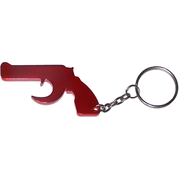 Gun shape bottle opener keychain - Image 6