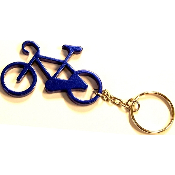 Bicycle shape bottle opener key chain - Image 2