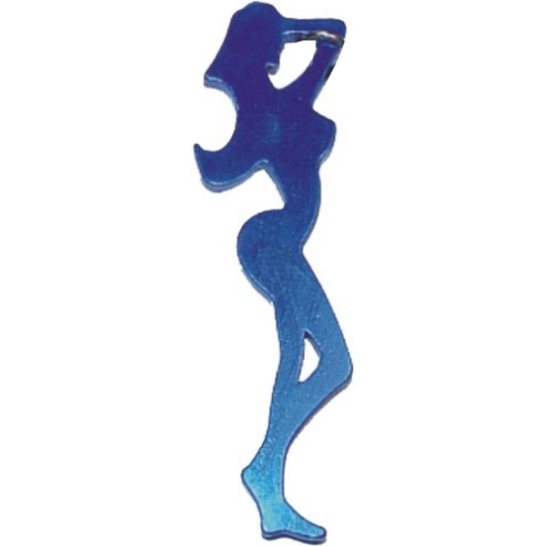 Fine figure of a woman shape bottle opener keychain - Image 3