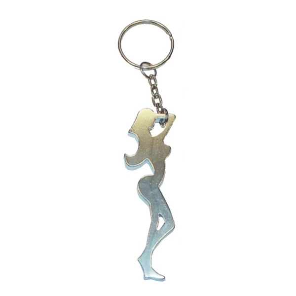 Fine figure of a woman shape bottle opener keychain - Image 5