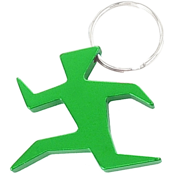 Runner shape bottle opener key chain - Image 4