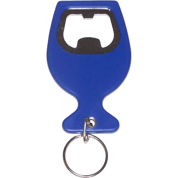 Wine cup shape bottle opener  key chain - Image 2