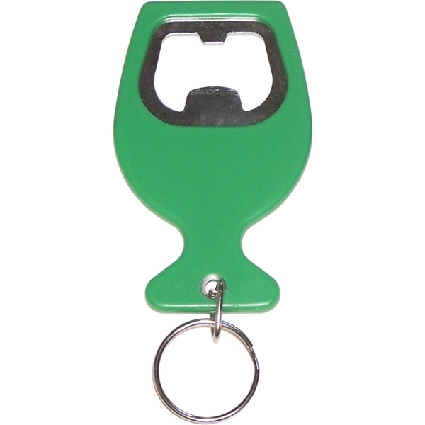 Wine cup shape bottle opener  key chain - Image 3