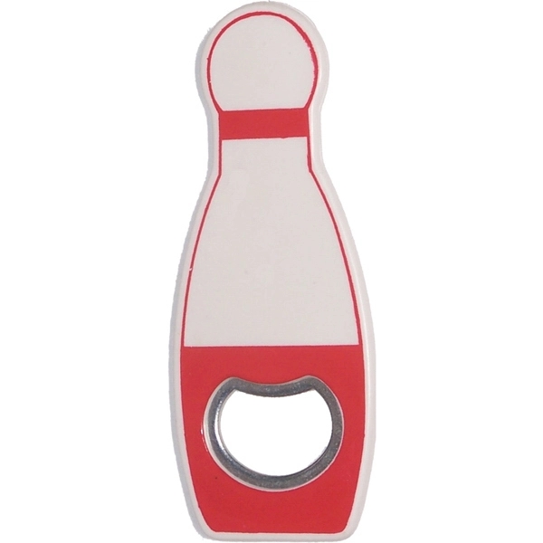 Jumbo size bowling pin shape magnetic bottle opener - Image 3