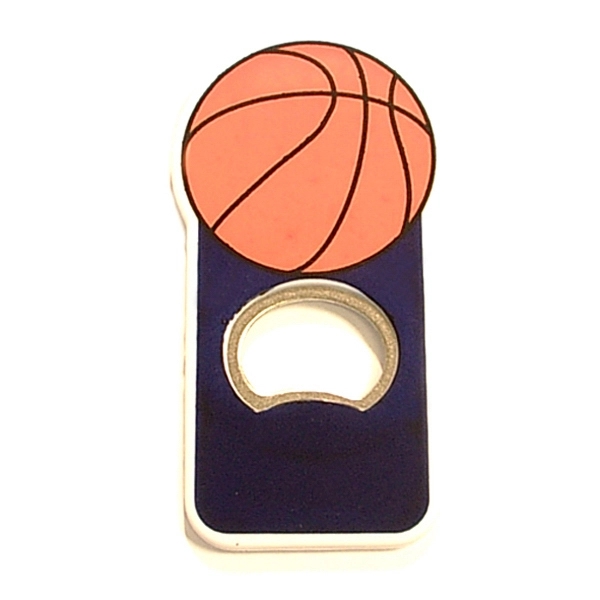 Basket ball shape magnetic bottle opener - Image 2