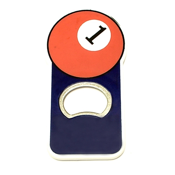 Pool ball shape magnetic bottle opener - Image 2