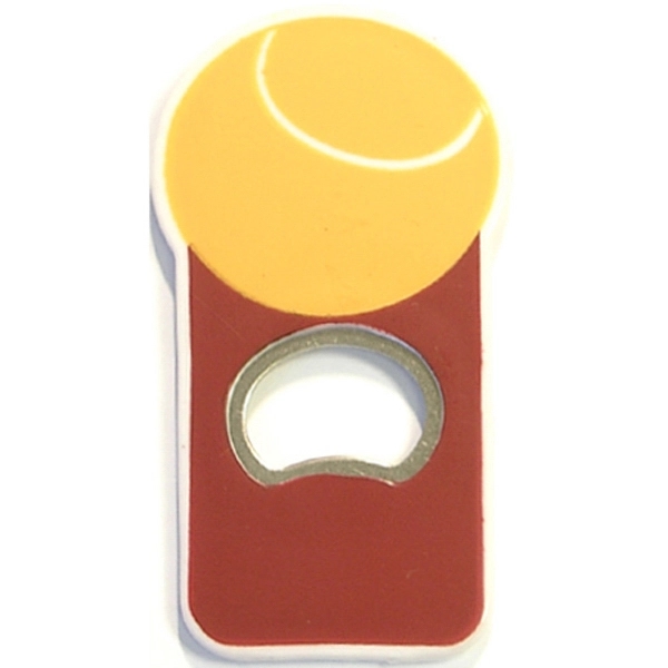 Tennis ball shape magnetic bottle opener - Image 3