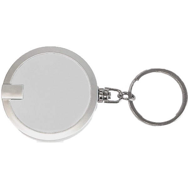 Coaster shape round flashlight key chain - Image 6