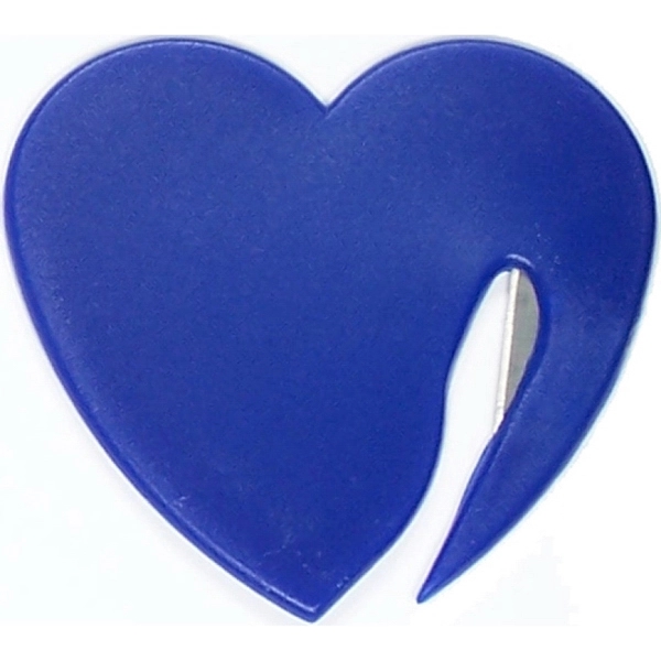 Jumbo Size Heart Shaped Letter Opener with Magnet - Image 2