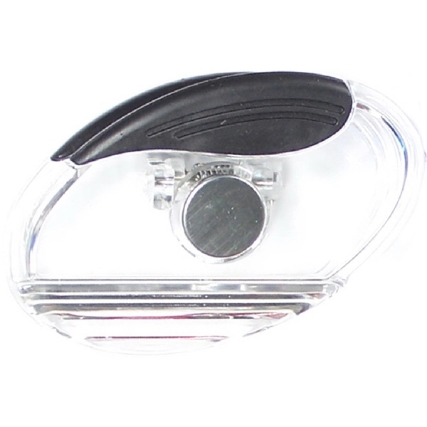 Jumbo size oval magnetic memo clip holder - Image 3