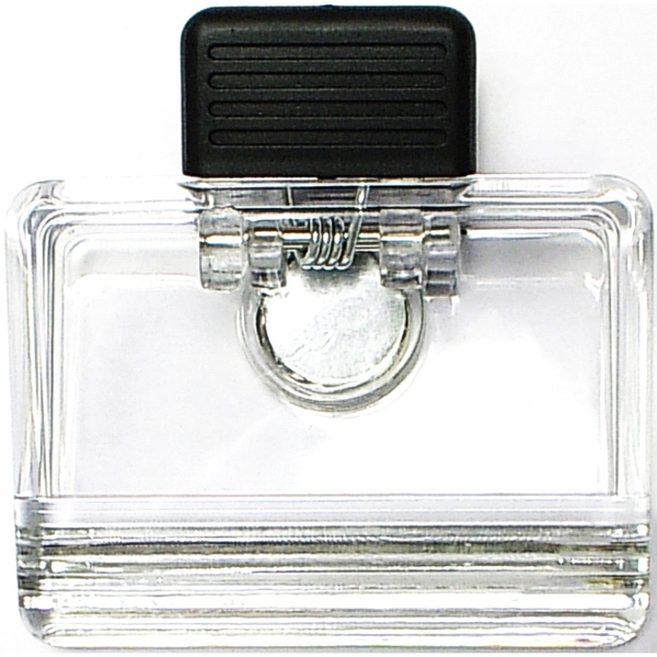Jumbo size rectangular magnetic memo clip holder - Image 3