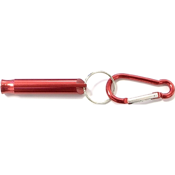 Whistle with carabiner key chain - Image 5