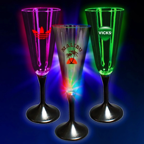 7 1/2 oz. Lighted Glow Champagne Flute