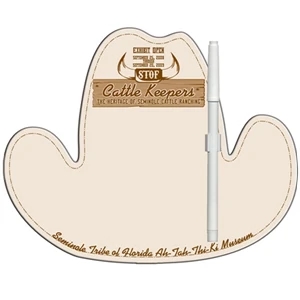 Cowboy Hat Erasable Memo Board