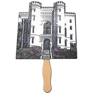 Castle Hand Fan
