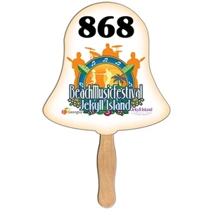 Bell Auction Hand Fan Full Color