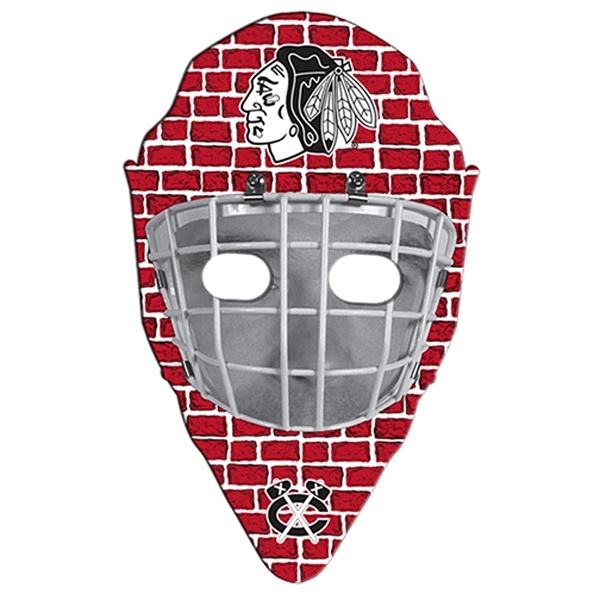 Hockey Mask Paper Window Sign (Approximately 8"x8")