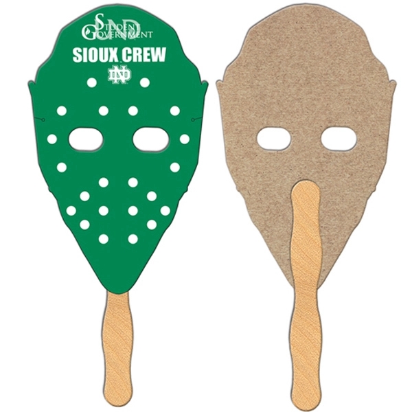 Hockey Mask Recycled Hand Fan