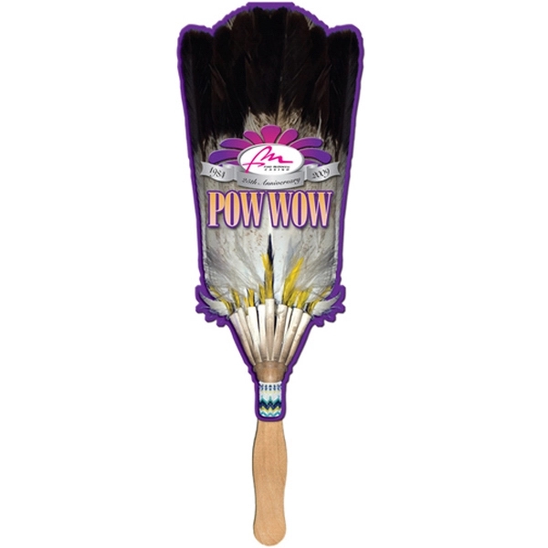 Broom Sandwiched Hand Fan - Image 1