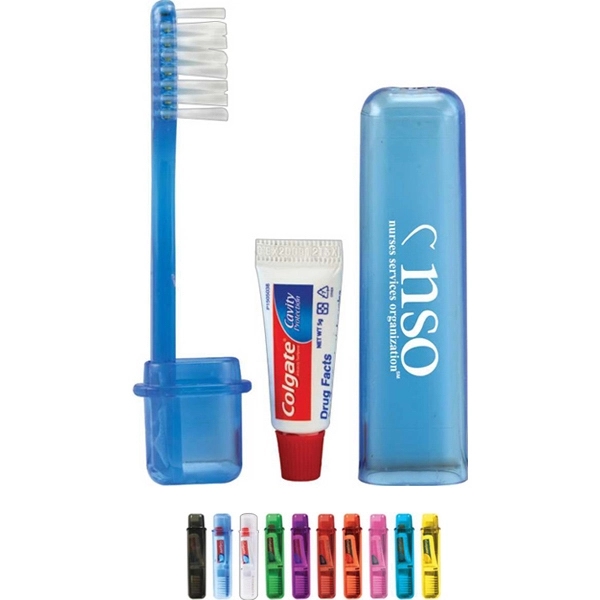 Travel Toothbrush &amp; Colgate (R) Toothpaste