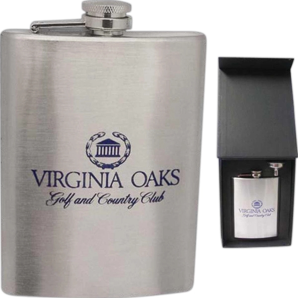 Stainless Steel 8 oz Hip Flask