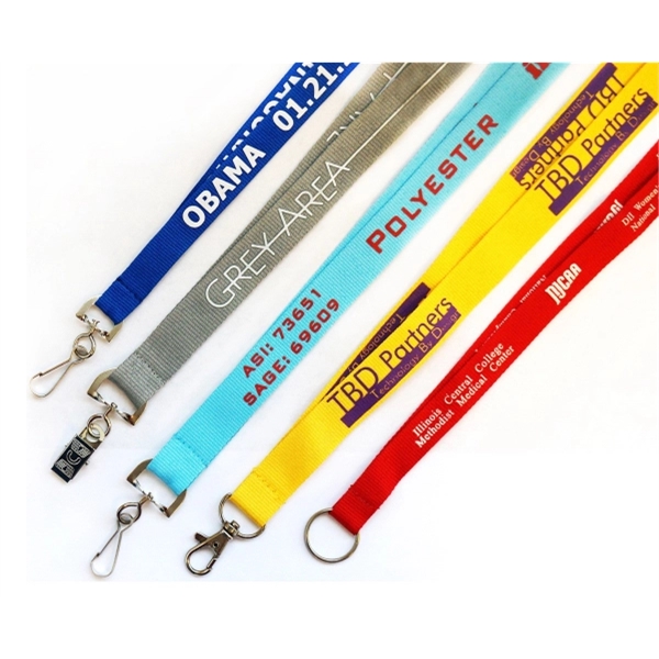 Rush Polyester Lanyard, Printed & delivered in 5 to 7 days - Image 1