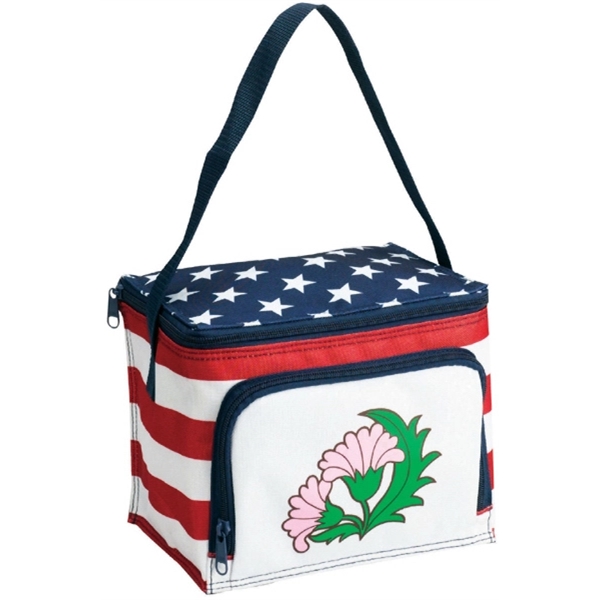 Stars & Stripes 6 Can Cooler / Lunch Bag