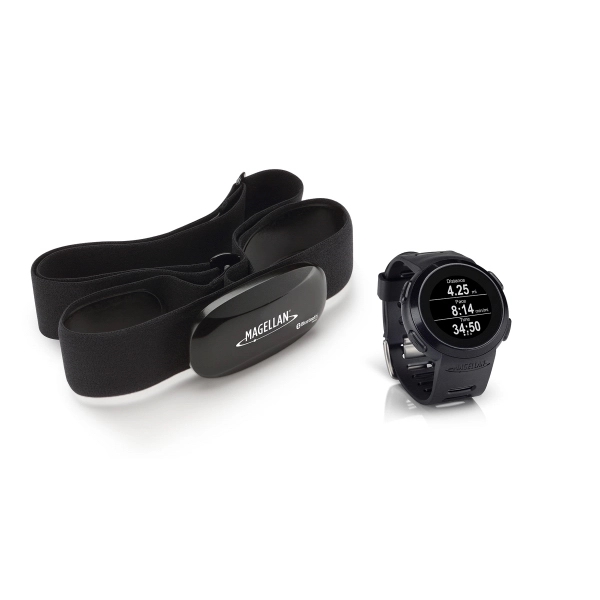 Echo Fitness Watch with Heart Rate Monitor, Black