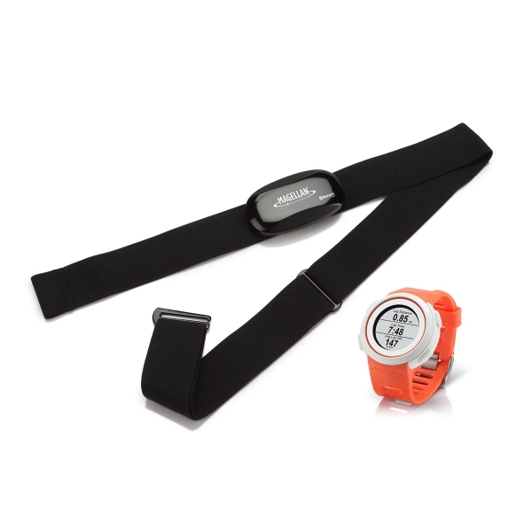 Echo Fitness Watch with Heart Rate Monitor, Orange