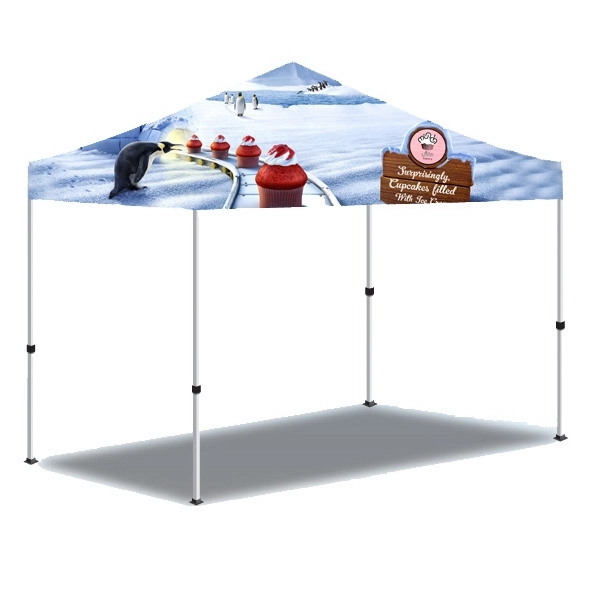 10x10 3 Day Custom Printed Pop Up Event Tent Canopy - Full