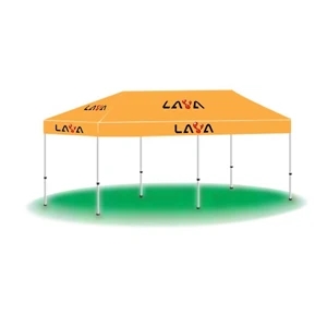 10ftx20ft Custom Printed Tent Canopy - 2 Color