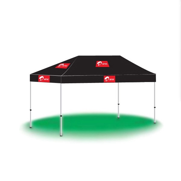 10ftx15ft Custom Pop Up Printed Tent Canopy - 1 Color