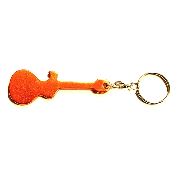 Guitar shape bottle opener keychain - Image 9