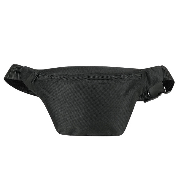 Simple Zipper Poly Fanny Pack - Image 1